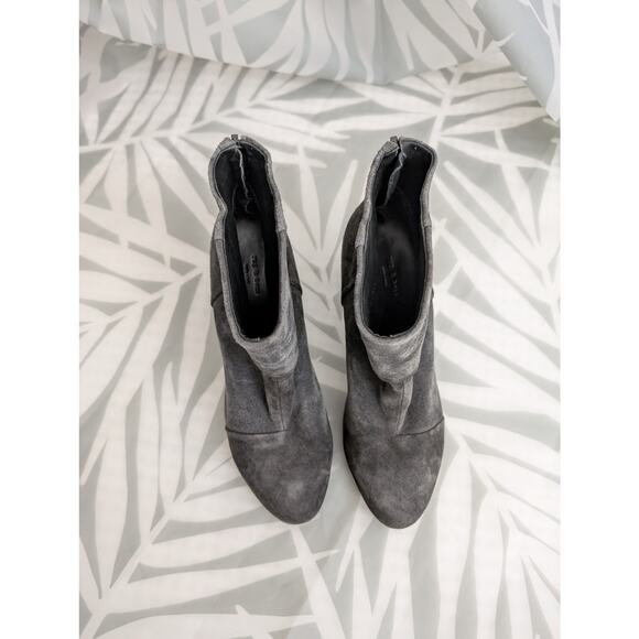 rag & bone gray suede newbury boot - Picture 3 of 15
